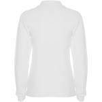 Estrella Langarm Poloshirt für Damen, weiß Weiß | L
