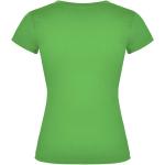 Victoria short sleeve women's v-neck t-shirt, tropical green Tropical green | L