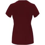 Capri short sleeve women's t-shirt, garnet Garnet | L