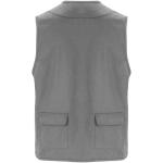 Venera 200 g/m2 v-neck multi-pocket workwear vest, lead Lead | L