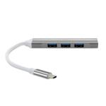 USB Hub 3.0 Silber