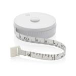 XD Collection RCS recycled plastic & bamboo tailor tape White/brown