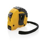 XD Collection 3m/16mm Maßband aus RCS recyceltem Kunststoff Gelb/schwarz