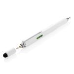 XD Collection 5-in-1 Aluminium Tool-Stift Weiß