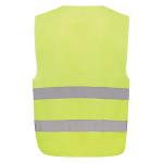 XD Collection GRS recycled PET high-visibility safety vest Yellow