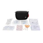 XD Collection Kleines Erste-Hilfe-Set in RCS recycelter Nubuk-PU Tasche Schwarz