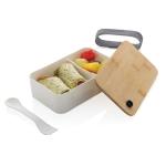 XD Collection RCS RPP Lunchbox mit Bambusdeckel Weiß