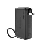 Urban Vitamin Eureka RCS recyceltes 65W-Hybrid-Ladegerät Schwarz