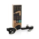 XD Xclusive Aluvia RCS 65W PD Cable with adjustable phone stand Black
