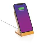 XD Collection Bamboo 5W wireless charging stand Brown