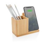 XD Xclusive Calgary bamboo 10W wireless charger Brown