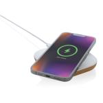 XD Xclusive Oregon Wireless-Charger aus RCS recyc. Kunststoff & Kork Braun