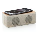 XD Collection Wheatstraw wireless charging speaker Khaki