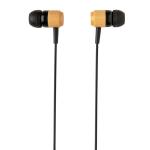 XD Collection Kabellose Ohrhörer aus Bambus, natur Natur,schwarz