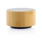 XD Collection RCS recycled plastic and bamboo 3W wireless speaker Black