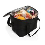 XD Collection Pedro AWARE™ RPET deluxe cooler bag with 5W solar panel Black