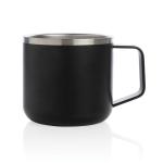 XD Collection Stainless steel camp mug Black