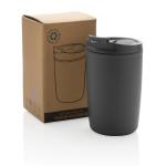XD Collection GRS Recycled PP tumbler with flip lid Convoy grey