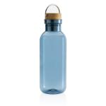 XD Collection RCS RPET bottle with bamboo lid and handle Aztec blue