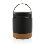 XD Collection Savory RCS certified recycled stainless steel foodflask Black