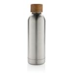 XD Collection Wood Vakuumflasche aus RCS recyceltem Stainless-Steel Silber