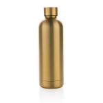 XD Collection RCS Recycled stainless steel Impact vacuum bottle Gold