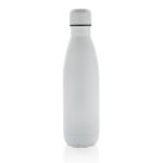 XD Collection Eureka einwandige Wasserflasche aus RCS rec. Stainless-Steel Weiß