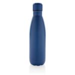 XD Collection Eureka einwandige Wasserflasche aus RCS rec. Stainless-Steel Blau