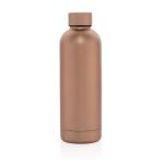 XD Collection Impact stainless steel double wall vacuum bottle Brown