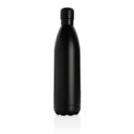 XD Collection Solid colour vacuum stainless steel bottle 1L Black