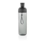 XD Collection Impact auslaufsichere Wasserflasche aus RCS recyc. PET 600ml Schwarz