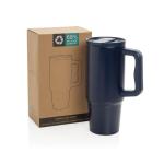 XD Collection Embrace Leakproof aus RCS recyceltem Edelstahl 900ml Navy