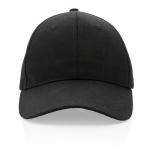 XD Collection Impact 6 panel 280gr Recycled cotton cap with AWARE™ tracer Black