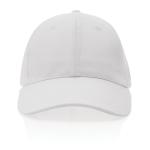 XD Collection Impact 6 panel 280gr Recycled cotton cap with AWARE™ tracer White