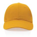 XD Collection Impact 6 Panel Kappe aus 280gr rCotton mit AWARE™ Tracer Gelb