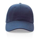 XD Collection Impact 6 panel 280gr Recycled cotton cap with AWARE™ tracer Navy