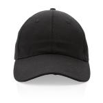XD Collection Impact 6 panel 190gr Recycled cotton cap with AWARE™ tracer Black