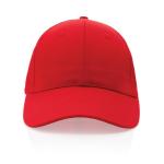 XD Collection Impact 6 panel 190gr Recycled cotton cap with AWARE™ tracer Red