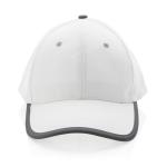 XD Collection Impact AWARE™ Brushed rcotton 6 panel contrast cap 280gr White