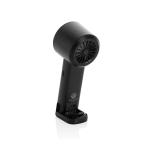 XD Collection Twist wiederaufladbarer tragbarer Ventilator aus RCS rABS Schwarz