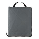 XD Collection Impact Aware™ RPET foldable quilted picnic blanket Anthracite