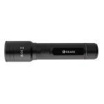 GearX RCS recycled aluminum USB-rechargeable heavy duty torch Black