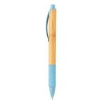 XD Collection Bambus & Weizenstroh Stift Blau