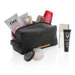 XD Collection Canvas toiletry bag PVC free Black