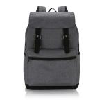 XD Collection Laptop Rucksack mit magnetischen Schnallenverschlüssen Grau