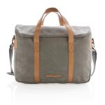 XD Collection Canvas laptop bag PVC free Convoy grey