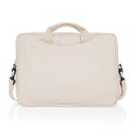 XD Collection Laluka AWARE™ recycled cotton 15.4 inch laptop bag Off white