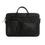 Swiss Peak 14" Laptoptasche aus GRS recyceltem PU Schwarz