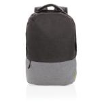 XD Collection Duo colour RPET 15.6" RFID laptop backpack PVC free Convoy grey