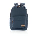 XD Collection Impact AWARE™ 16 oz. recycled canvas backpack Aztec blue